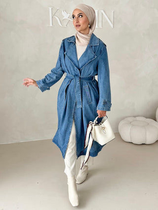 Denim Trenchcoat
