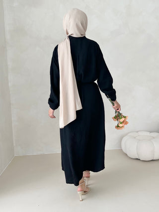 Musselin Kleid MIT GÜRTEL