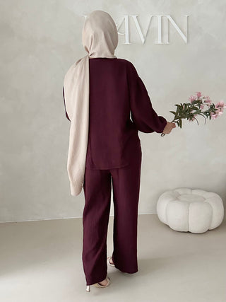 Musselin Zweiteiler MIT SCHNÜRCHEN