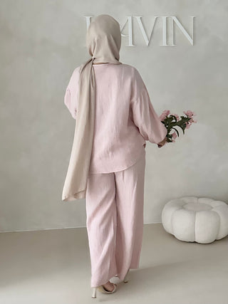 Musselin Zweiteiler MIT SCHNÜRCHEN