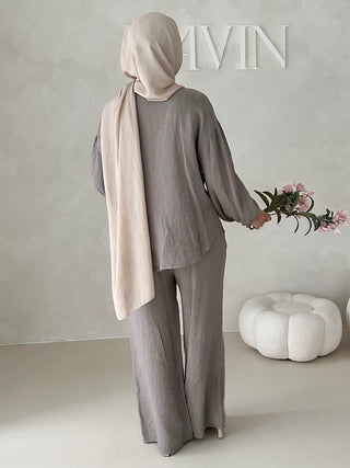 Musselin Zweiteiler MIT SCHNÜRCHEN