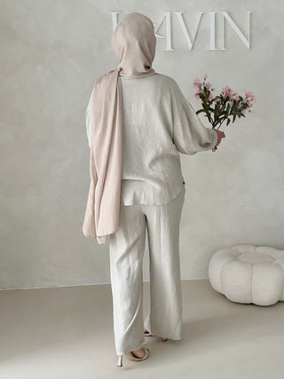 Musselin Zweiteiler MIT SCHNÜRCHEN