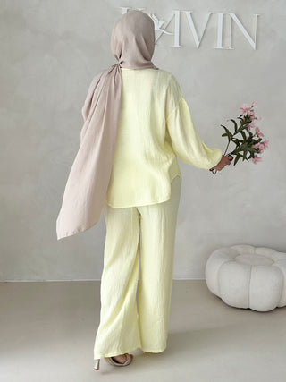 Musselin Zweiteiler MIT SCHNÜRCHEN