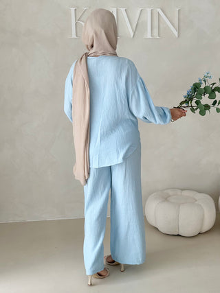 Musselin Zweiteiler MIT SCHNÜRCHEN