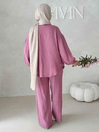 Musselin Zweiteiler MIT SCHNÜRCHEN