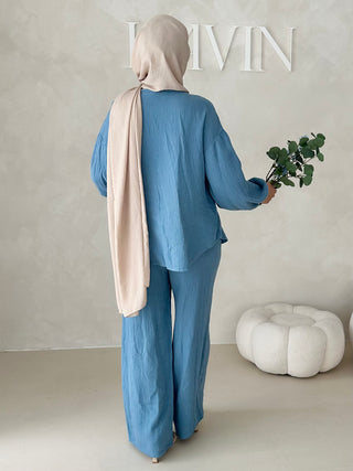 Musselin Zweiteiler MIT SCHNÜRCHEN