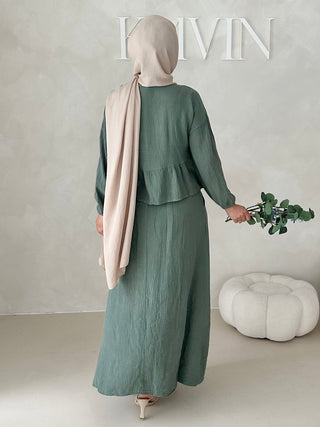 Musselin ROCK Zweiteiler MIT SCHNÜRCHEN