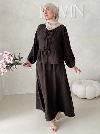 Musselin ROCK Zweiteiler MIT SCHNÜRCHEN