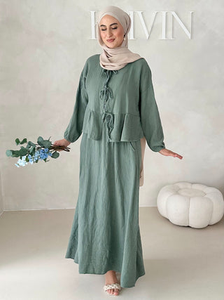 Musselin ROCK Zweiteiler MIT SCHNÜRCHEN