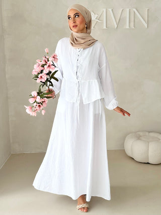 Musselin ROCK Zweiteiler MIT SCHNÜRCHEN