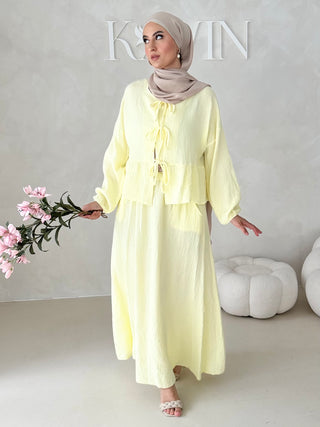 Musselin ROCK Zweiteiler MIT SCHNÜRCHEN