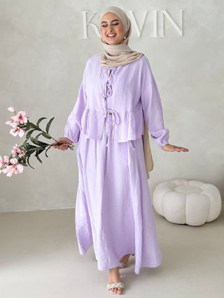 Musselin ROCK Zweiteiler MIT SCHNÜRCHEN