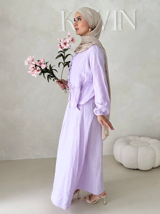 Musselin ROCK Zweiteiler MIT SCHNÜRCHEN