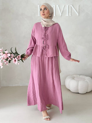 Musselin ROCK Zweiteiler MIT SCHNÜRCHEN