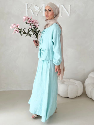 Musselin ROCK Zweiteiler MIT SCHNÜRCHEN