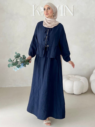 Musselin ROCK Zweiteiler MIT SCHNÜRCHEN