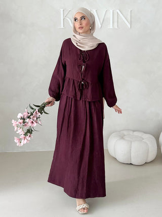 Musselin ROCK Zweiteiler MIT SCHNÜRCHEN