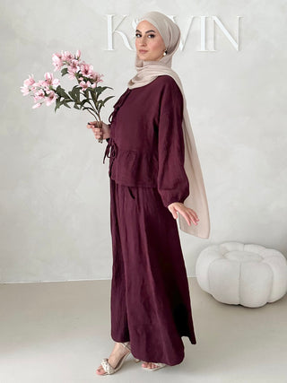 Musselin ROCK Zweiteiler MIT SCHNÜRCHEN