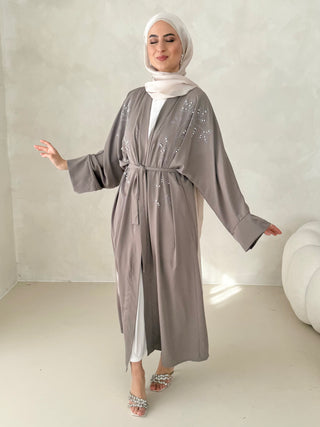 Eftalya Kimono-Kleid mit Gürtel