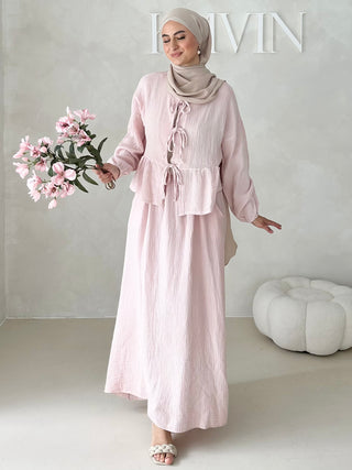 Musselin ROCK Zweiteiler MIT SCHNÜRCHEN