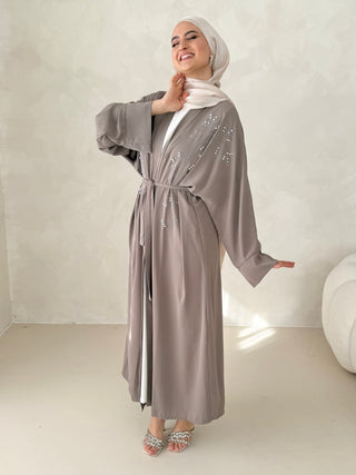 Eftalya Kimono-Kleid mit Gürtel