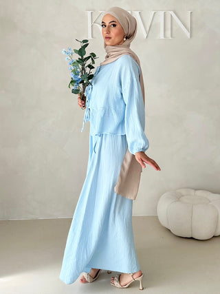 Musselin ROCK Zweiteiler MIT SCHNÜRCHEN