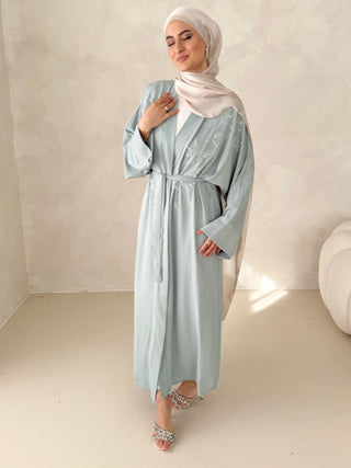 Eftalya Kimono-Kleid mit Gürtel