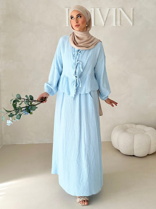 Musselin ROCK Zweiteiler MIT SCHNÜRCHEN