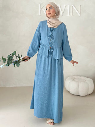 Musselin ROCK Zweiteiler MIT SCHNÜRCHEN