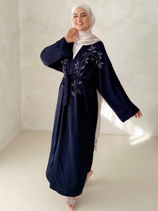 Eftalya Kimono-Kleid mit Gürtel