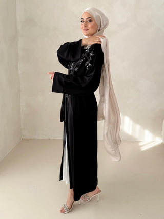 Eftalya Kimono-Kleid mit Gürtel
