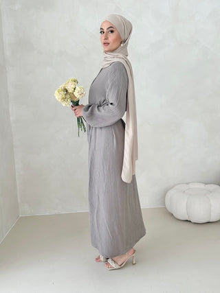 Musselin Kleid MIT GÜRTEL