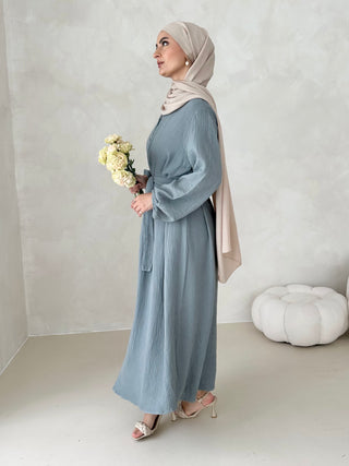 Musselin Kleid MIT GÜRTEL