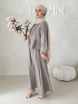 Musselin ROCK Zweiteiler MIT SCHNÜRCHEN