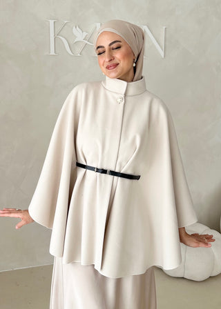 Lafée Cape mit Gürtel