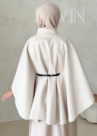 Lafée Cape mit Gürtel