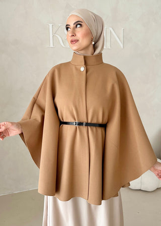 Lafée Cape mit Gürtel