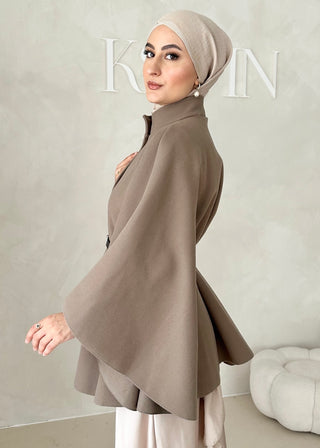 Lafée Cape mit Gürtel