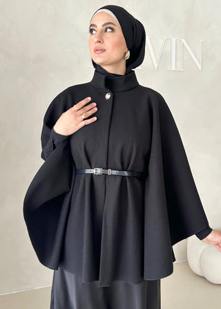 Lafée Cape mit Gürtel