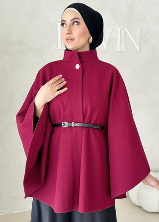 Lafée Cape mit Gürtel