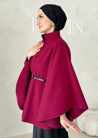 Lafée Cape mit Gürtel