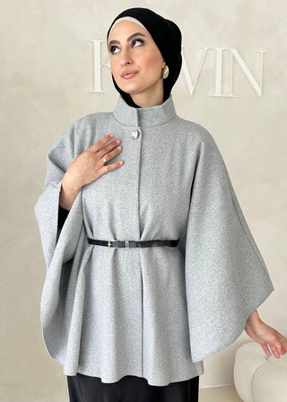 Lafée Cape mit Gürtel