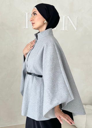 Lafée Cape mit Gürtel