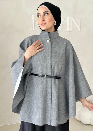 Lafée Cape mit Gürtel