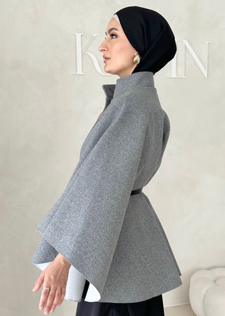 Lafée Cape mit Gürtel