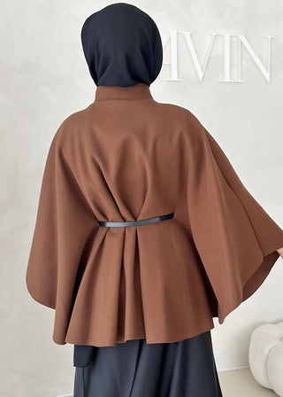 Lafée Cape mit Gürtel