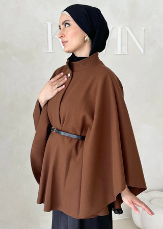 Lafée Cape mit Gürtel