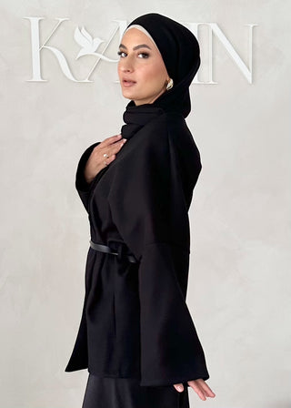 Mer Jacke mit Gürtel