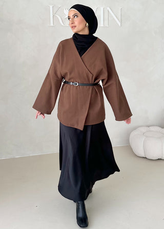 Mer Jacke mit Gürtel