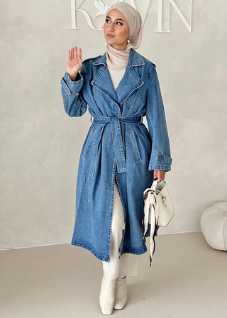 Denim Trenchcoat
